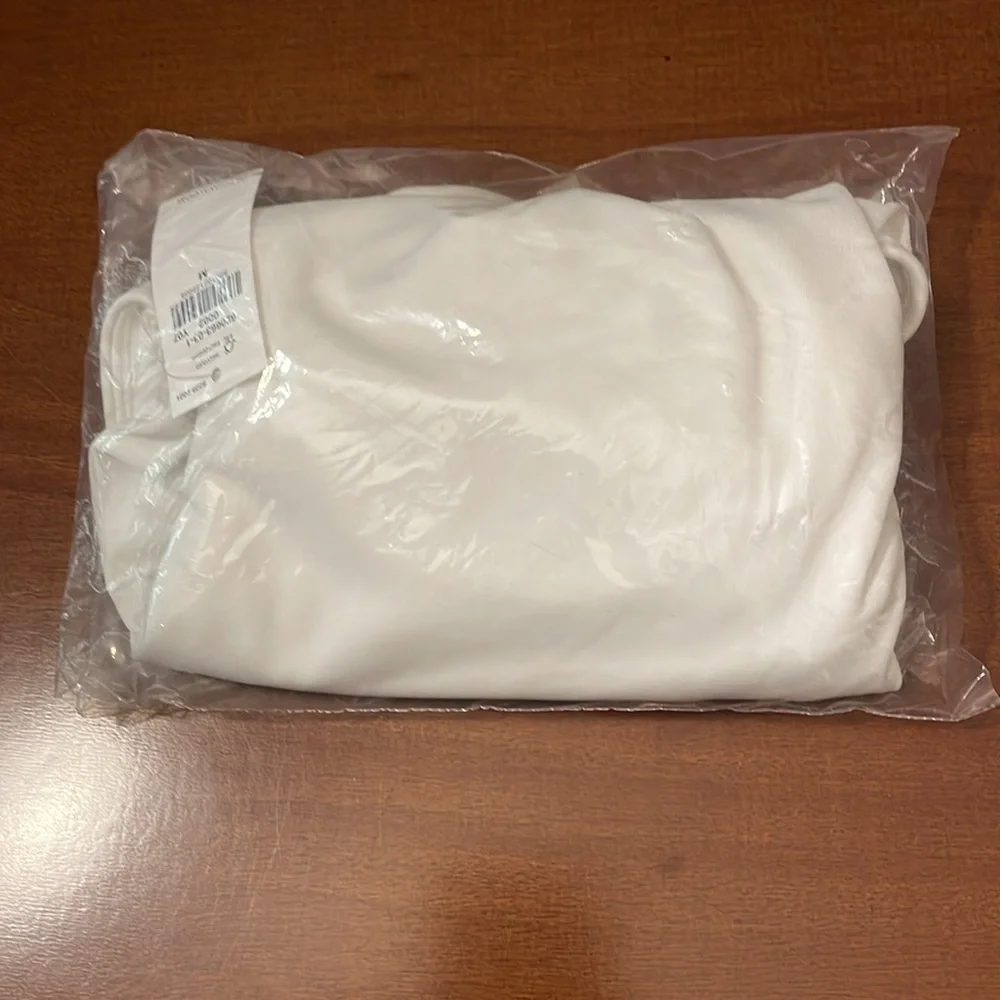 🆕 Old Navy Women’s High-Waisted Tie-Cinched Bikini Swim Bottoms White M 8-10 - Picture 8 of 13